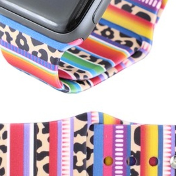 Serape & leopard Apple watchband - Picture 2 of 2